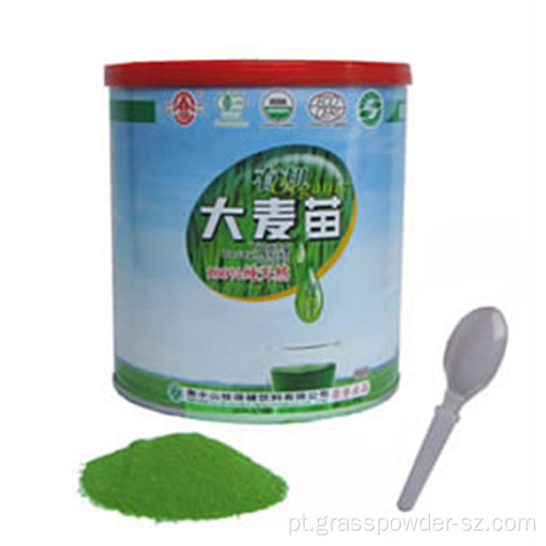 Young Barley Folhas Powor Powder Drumed Beverage